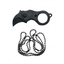 Coltello Mini KARAMBIT Tascabile  con Lama BLACK Importazione  Art. M-K-ALI