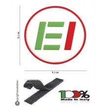 Toppa 3D PVC EI Esercito Italiano Tridimensionale con Velcro INC101 Art. 444130-5463