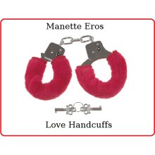 Manette Handcuffs Rossa dell'amore in Peluche Fetish Sadomaso .... Famolo Strano Art.39353