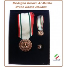 Set Medalie Al Merito Della Croce Rossa Italiana Bronzo Art.MED-CRI-B