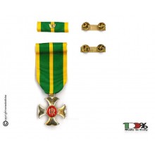 Set Medaglie Croce Anzianità di Servizio Guardia di Finanza G. di F.  Oro XXV anni  Art.FAV-SET18