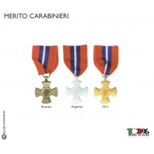Medaglia Croce Al Merito Carabinieri Metallo 3D CC Prodotto Ufficiale Art. FAV 25