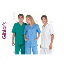 Casacca Unisex Medicale Giblor's Italia Infermiere Medico Dentista Art. 1335-1330