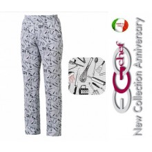 Pantalone Pants Hose Culisse Cuoco Chef Professionale Ego Chef Italia Chefwear Art.3502101A