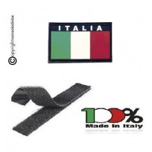 Patch 3DToppa Gommata con Velcro 3D PVC Bandiera Italia Militare Soccorso Protezione Civile Art. 444110-3512