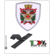 Toppa Patch Ricamo con Velcro Croce Rossa Corpo Militare a Scudo Nuovo Art.EU2127