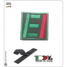 Patch Toppa con Velcro  EI  Esercito Italiano Verde  Art.NSD-EIV