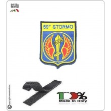 Toppa Patch Ricamata a Macchina con Velcro 50° Stormo Aeronautica Militare Art.EU068 Toppa Patch Ricamata a Macchina con Velcro 50° Stormo Aeronautica Militare Art.EU068