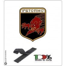 Patch Toppa Ricamata Diavoli Rossi Aeronautica Militare italiana 6° Stormo Art.EU61 Patch Toppa Ricamata Diavoli Rossi Aeronautica Militare italiana 6° Stormo Art.EU61