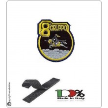 Patch Toppa Ricamata 8° Gruppo Aeronautica Militare Art.EU071