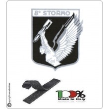Patch Toppa Ricamata 8° Stormo Aeronautica Militare Caccia Bombardieri Aviazione Italiana Art.EU102 Patch Toppa Ricamata 8° Stormo Aeronautica Militare Caccia Bombardieri Aviazione Italiana Art.EU102