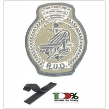 Patch Toppa Ricamata con Velcro RUD R.U.D. Raggruppamento Unità Difesa Art. RUD