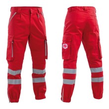 Pantalone Rosso con Stemma Tasca  Croce Rossa Italiana C.R.I. Linea New World  VENDITA RISERVATA Art. 2608