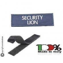 Patch Toppa Ricamata Security Lion con Velcro Art. NSD-SY-LION