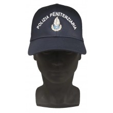 Cappello Baseball Polizia Penitenziaria ricamato +Logo + Scritta Art. B-PP-N