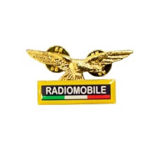 Spilla Aquila Bordo Giallo Distintivo Di Specialità GG Radiomobile  Art. 718-NEW-R