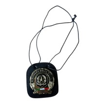 Porta Placca da Collo Vera Pelle Ascot Ministero Della Difesa ESERCITO MARINA AERONAUTICA  Placca con Clip Art. 603-AS51 Porta Placca da Collo Vera Pelle Ascot Ministero Della Difesa ESERCITO MARINA AERONAUTICA  Placca con Clip Art. 603-AS51