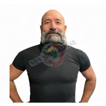 Scaldacollo Nero Fascia Scalda Collo Berretto Doppio Uso Con Ricamo Bello Bellissimo  Prodotto Ufficiale Non Solo Divise Art. BB-SCALDA