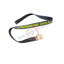 Cintura Cinturone Canapa Protezione Civile  Logo Vetrificata con Stampa 3D Gomma Protezione Civile New 2026 Art. CBRK-C-PC