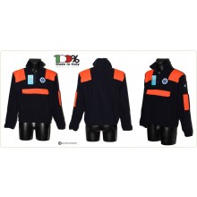 Maglioncino Pile Maglione Zip Soccorso Sanitario Con Toppe e Ricami  118 Soccorritori  Art.SS-PILE-118