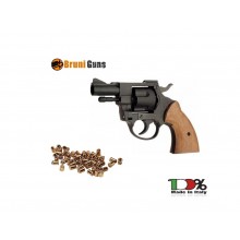 Pistola a Salve Starter per Gare Revolver Full Metal Olimpic 380 calibro 9/380 Bruni Italia Art. RP030715