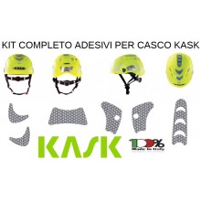 Serie Completa Kit Adesivi per Casco Caschi Originale KASK Plasma Giallo Grigio Verde Rosso Art. WAC00001.055.00
