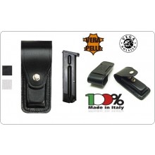 Porta Caricatore Singolo Bifilare Pelle Vega Holster Italia Universale Beretta Glock Colt  ecc  Art. 1P00