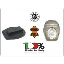 Placca Da Cintura in Cuoio con Stemma Metallo A.E.O.P. Associazione Europea Operatori di Polizia Vega Holster Italia Art. 1WA122