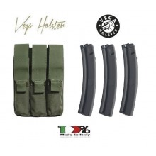 Porta Caricatore a Tre Posti H&K MP5 Vega holster Italia Nera  o Verde OD Art. 2SM16