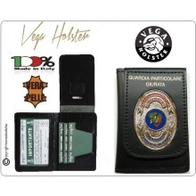 Portafoglio Portadocumenti con Placca GPG IPS Guardia Particolare Giurata Vega Holster Italia Novità Art. 1WD148