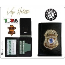 Portafoglio Portadocumenti con Placca  Security Service Vega Holster Italia Art. 1WD28