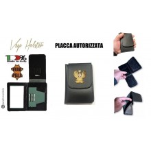 Portafoglio con Placca Polizia PS Vega Holster con Placca Giemme PS Aquila Art. 1WD-PS-AQUILA