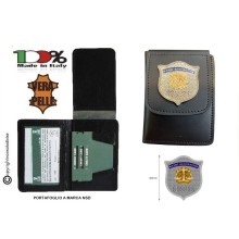 Portafoglio con Placca Metallo 3D MESSO NOTIFICATORE Art. MESS-2025