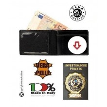 Portafoglio con Placca Estraibile Investigatore Privato Vega Holster  Art. 1WE76 Portafoglio con Placca Estraibile Investigatore Privato Vega Holster  Art. 1WE76