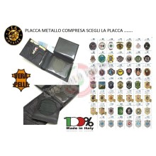 Portafoglio Portadocumenti con Placca Estraibile Vega Holster Italia SCEGLI LA TUA PLACCA Guardie Giurate polizia Carabinieri Soccorso Protezione Civile ecc........ Art. 1WG?