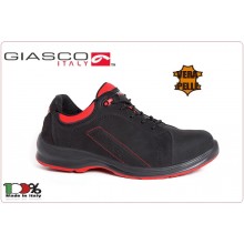 Scarpa Bassa per Croce Rossa Italiana Soccorritori 118 Pelle Fiore Nubuck IDROTECH® WRUSCARPA RUGBY S3 GIASCO Art.93N25C