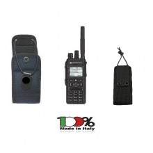 Porta Radio Portaradio Blu Navy Universale in Cordura con Chiusura Regolabile NSD Italia Nuova Divisa Polizia di Stato Guardie Giurate GPG 2R00 OFF Art. 2R00BNSD