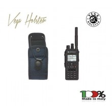 Porta Radio Portaradio Blu Navy Universale in Cordura con Chiusura Regolabile Vega Holster Italia Nuova Divisa Polizia di Stato Art. 2R00B