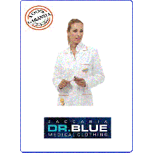 Camice Medico Donna con Ricami Looney Tunes Originali DR.BLUE Siggi  Art.04CA0240/00