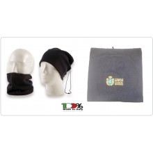 Scaldacollo Blu Fascia Scalda Collo Berretto Doppio Uso Con Ricamo Guardia Giurata GPG IPS GG Art. NSD-BRK-16