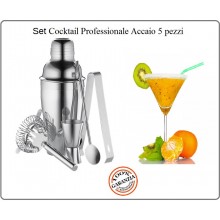 Set Cocktail Accaio Professionale Cilio 5 Art.202212