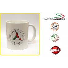 Tazza in Ceramica Mug Protezione Civile Nazionale  Art.TAZ-PCN