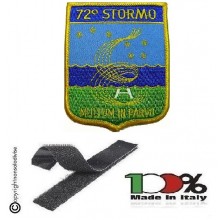 Patch Toppa Ricamata 72° Stormo Aeronautica Militare Italiana Art. EU601