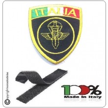 Patch Scudetto  con Velcro Carabinieri  G.I.S. Nero + Bandiera  Art.GIS-10