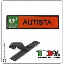 Patch Toppa Ricamata Arancio D.A.E. + AUTISTA Art.DAE-3 Patch Toppa Ricamata Arancio D.A.E. + AUTISTA Art.DAE-3