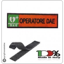 Patch Toppa Ricamata Arancio D.A.E. + OPERATORE D.A.E. Art.DAE-22 Patch Toppa Ricamata Arancio D.A.E. + OPERATORE D.A.E. Art.DAE-22