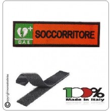 Patch Toppa Ricamata Arancio D.A.E. + SOCCORRITORE Art.DAE-17 Patch Toppa Ricamata Arancio D.A.E. + SOCCORRITORE Art.DAE-17
