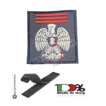 Gradi Plastificati Nuovo Modello Polo Giacca Giubbino Polizia Penitenziaria con Velcro Assistente Capo Art. PP-NEW4