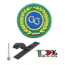 Patch Toppa con Velcro GG Alloro Verde Guardia Giurata  Art. GG-VERDE 