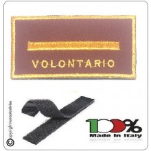 Grado New Pettorale a Velcro Fondo Amaranto Vigili del Fuoco Capo Squadra Volontario Art.VVFF-G7